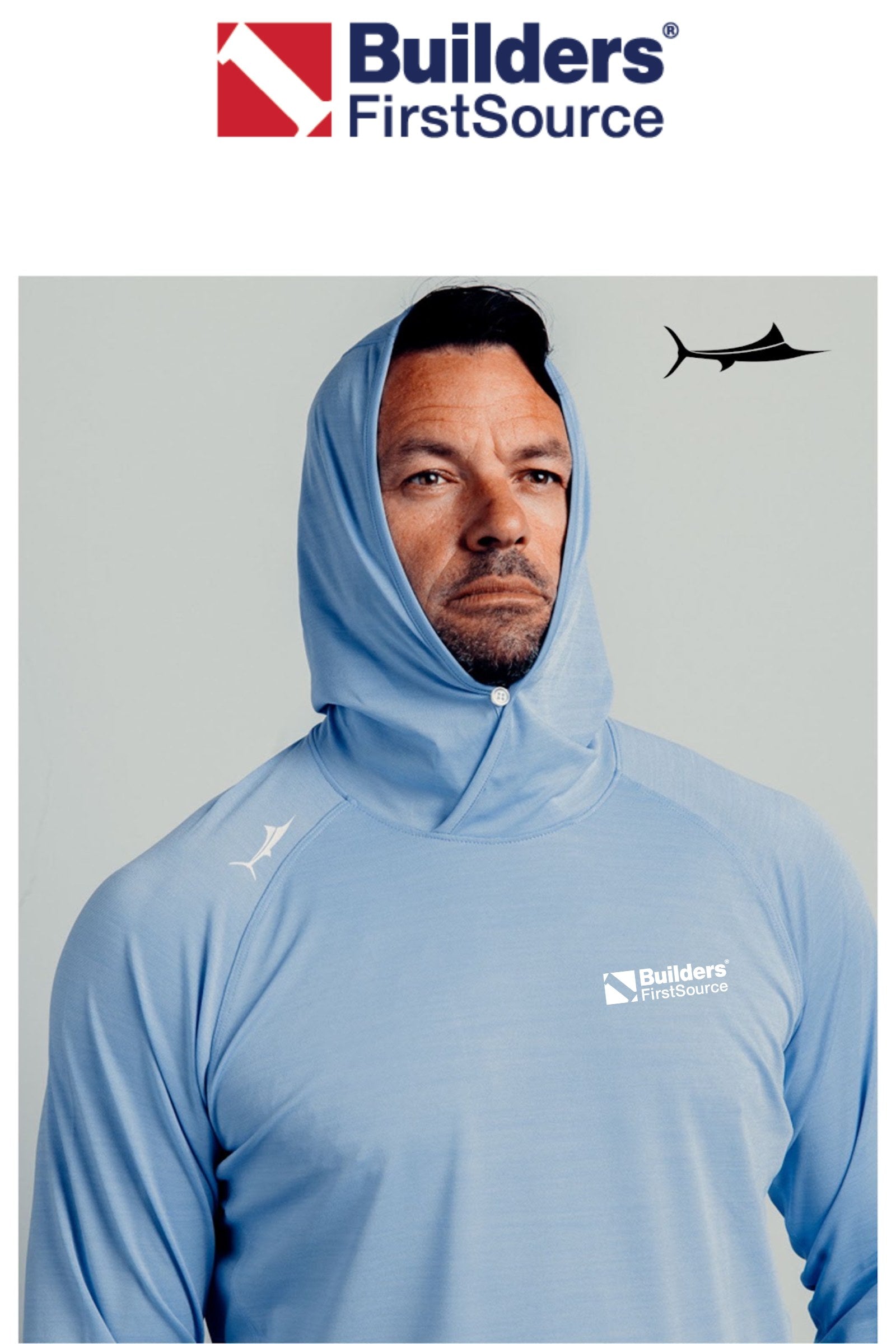 Billfisher Hooded Long Sleeve Performance Tee