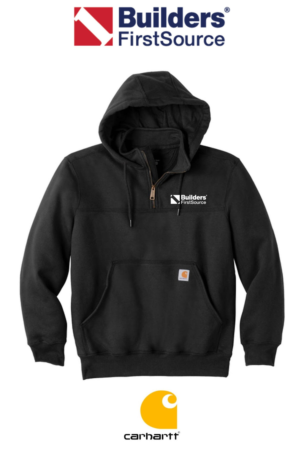 Carhartt® Rain Defender® Paxton Heavyweight Hooded Zip Mock Sweatshirt