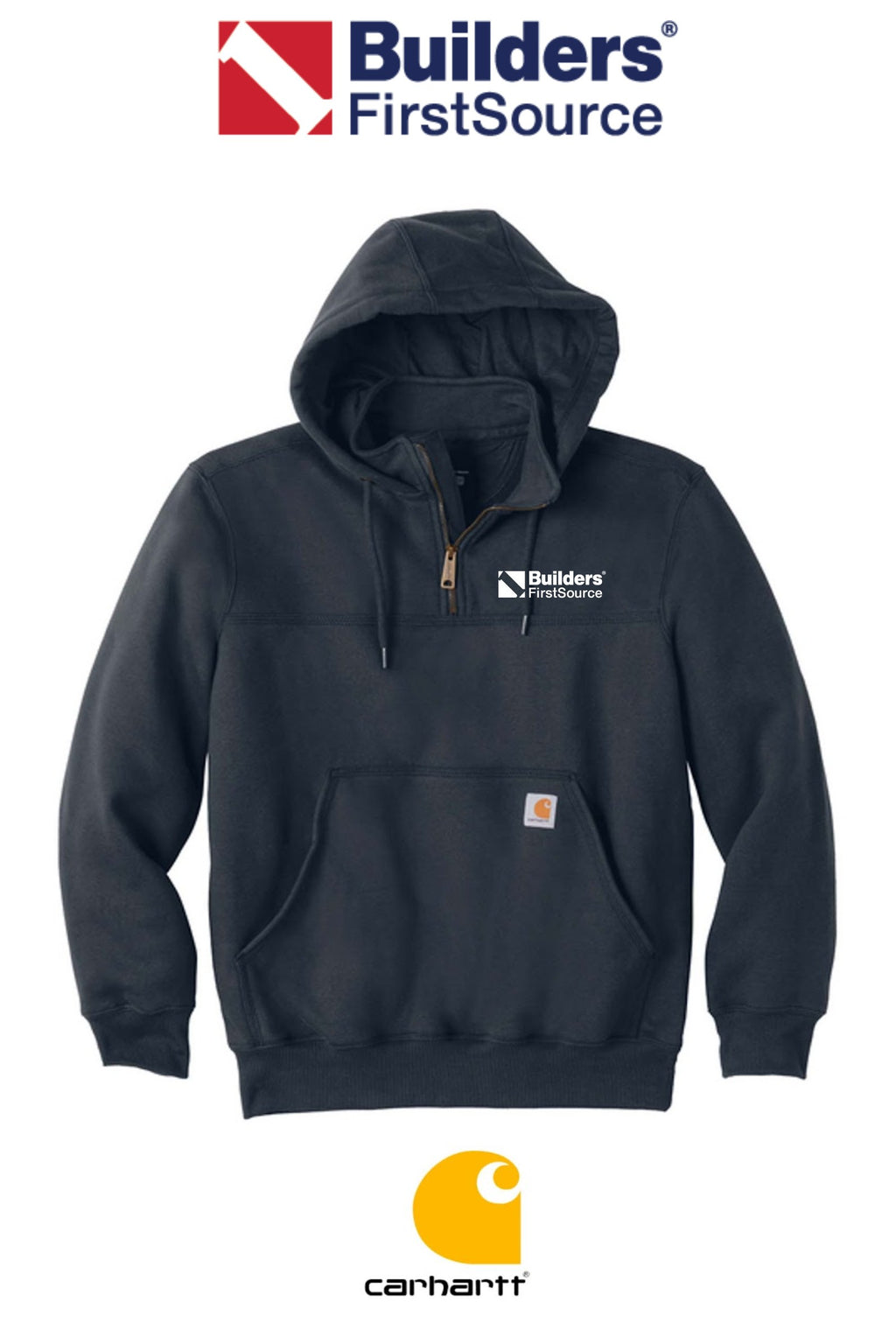 Carhartt® Rain Defender® Paxton Heavyweight Hooded Zip Mock Sweatshirt