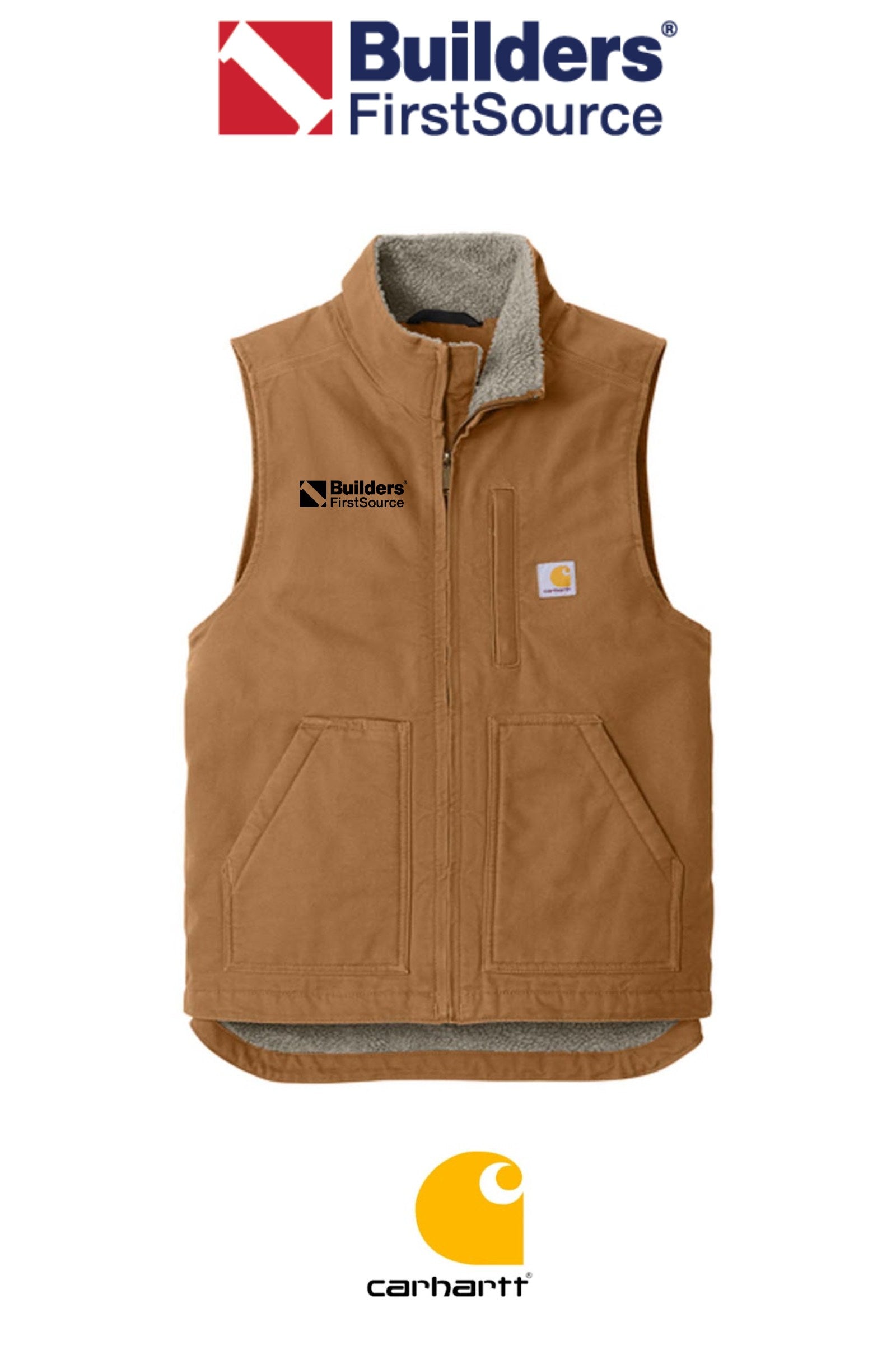 Carhartt® Sherpa-Lined Mock Neck Vest