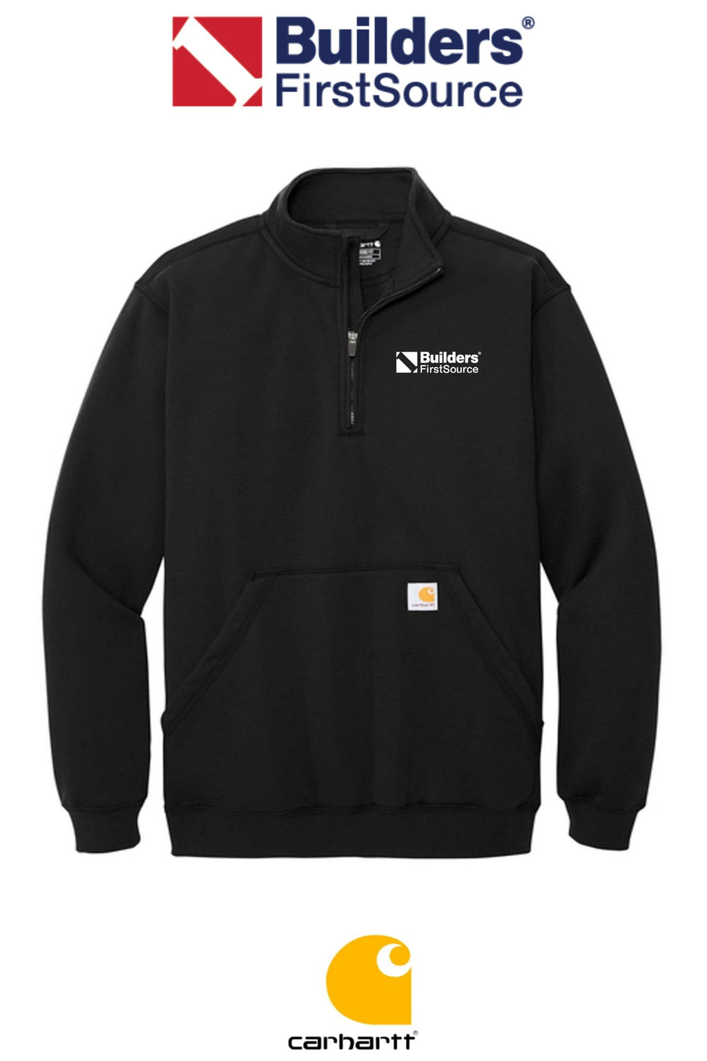 Carhartt® Midweight 1/4-Zip Mock Neck Sweatshirt