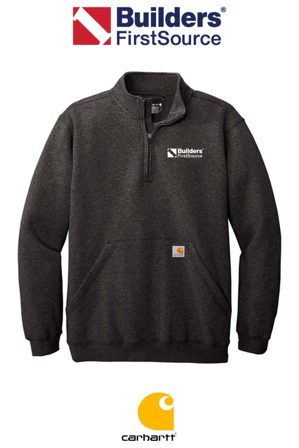 Carhartt® Midweight 1/4-Zip Mock Neck Sweatshirt