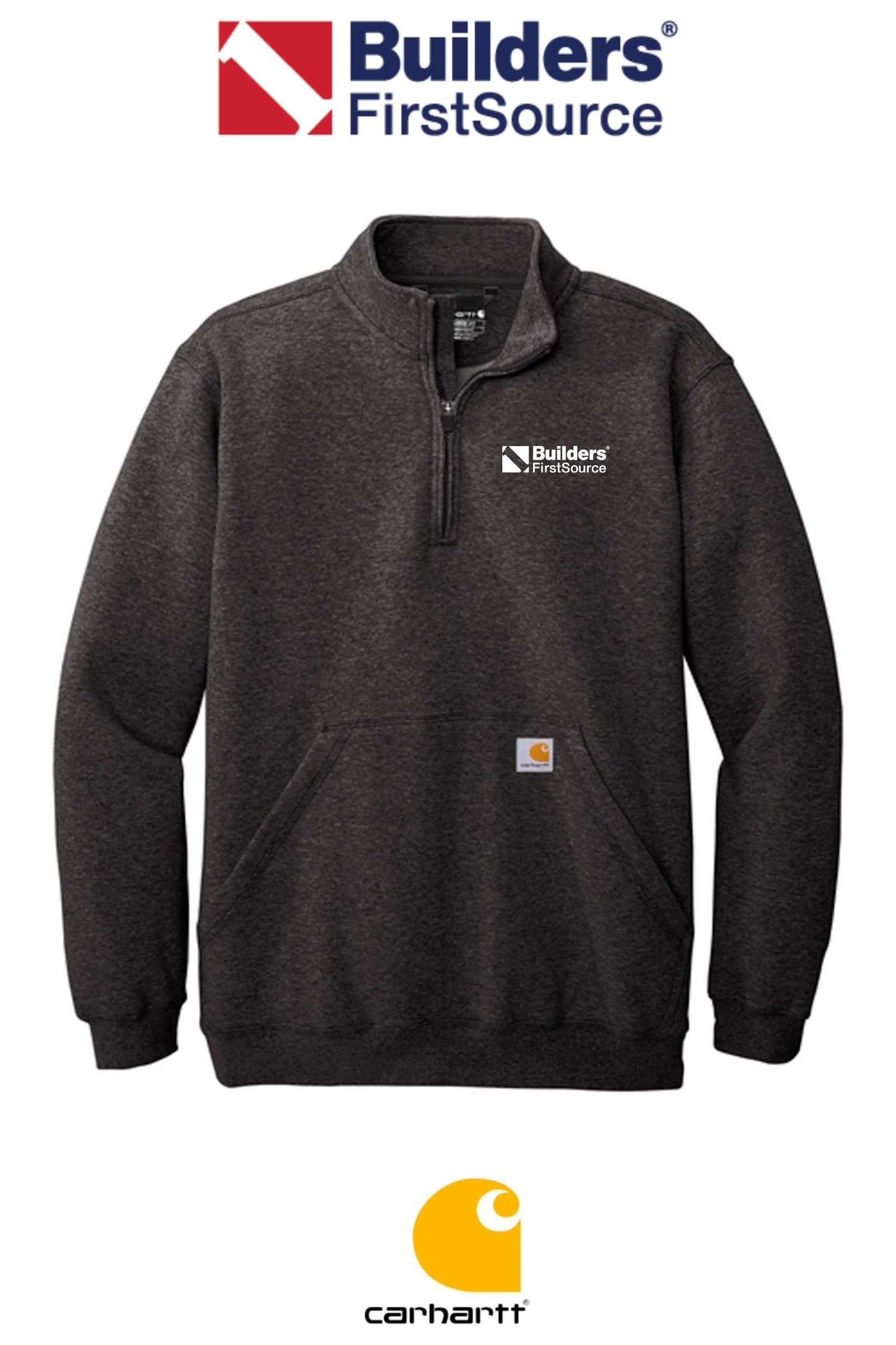 Carhartt® Midweight 1/4-Zip Mock Neck Sweatshirt