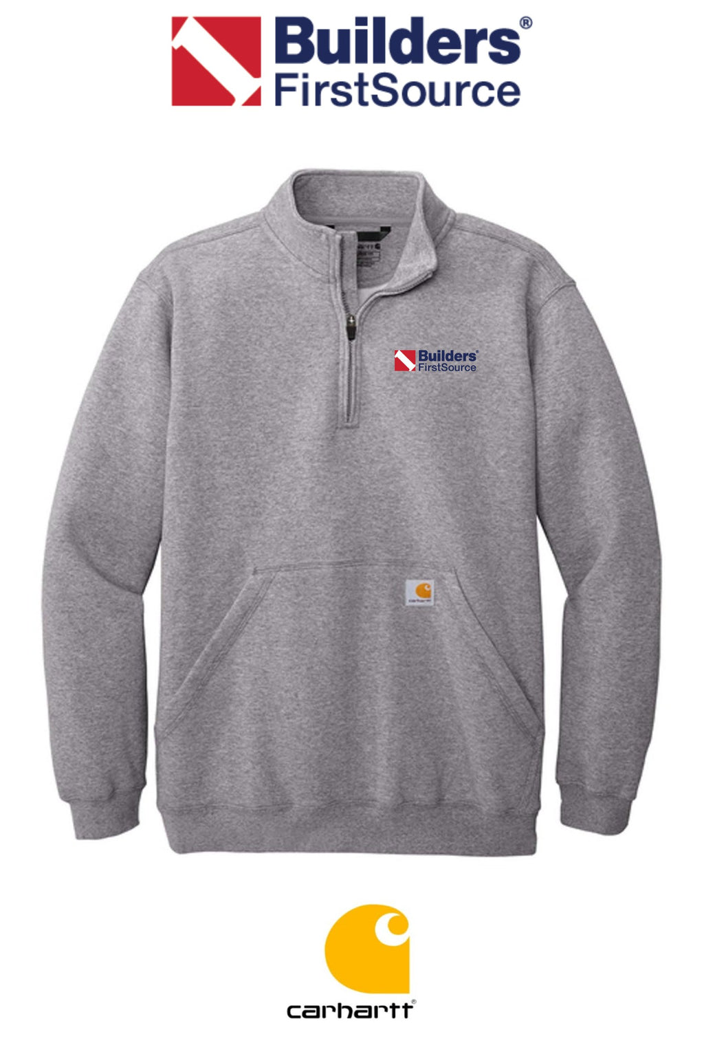 Carhartt® Midweight 1/4-Zip Mock Neck Sweatshirt