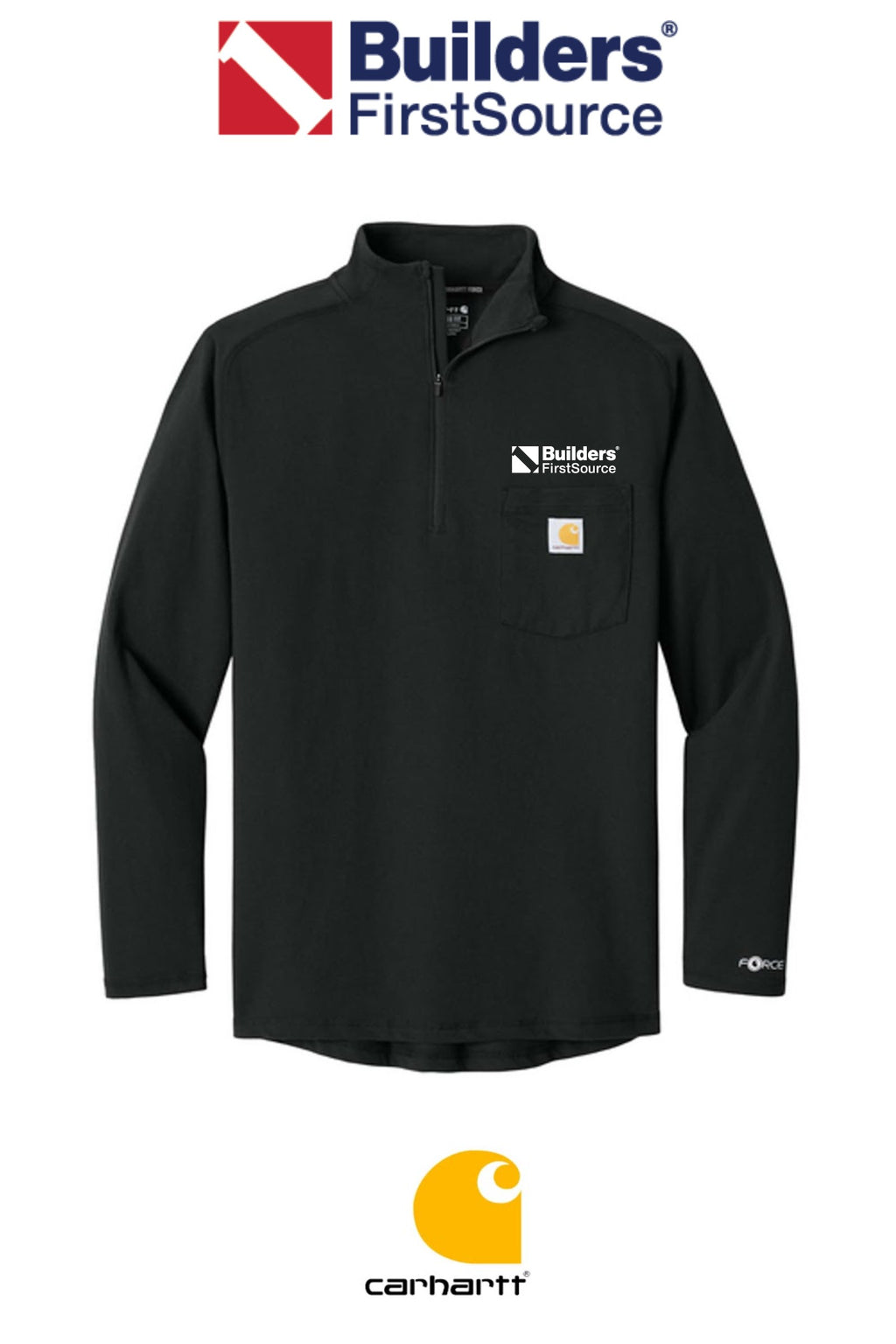 Carhartt Force® 1/4-Zip Long Sleeve T-Shirt