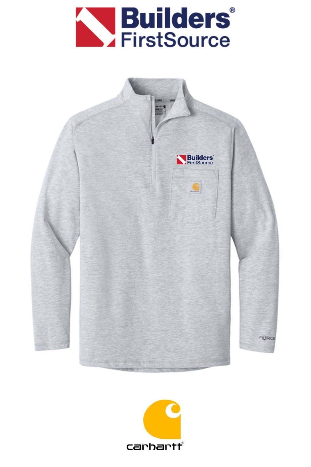 Carhartt Force® 1/4-Zip Long Sleeve T-Shirt