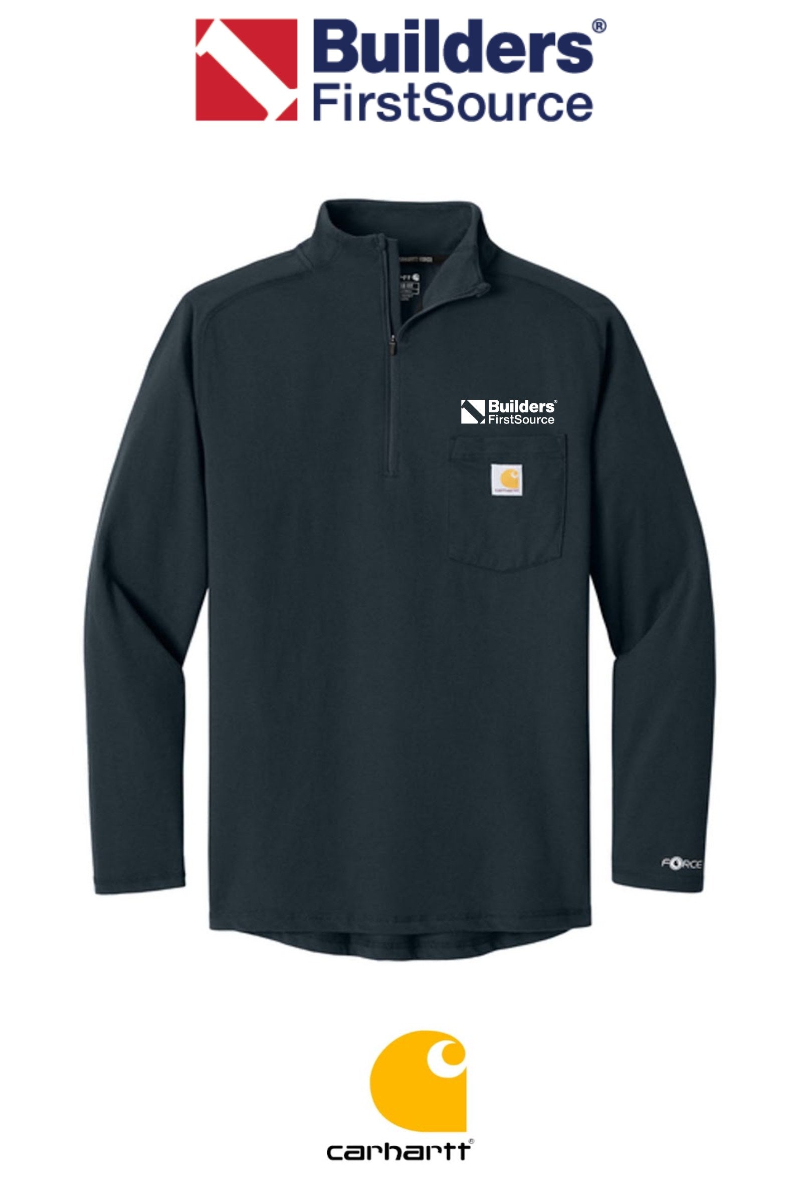 Carhartt Force® 1/4-Zip Long Sleeve T-Shirt