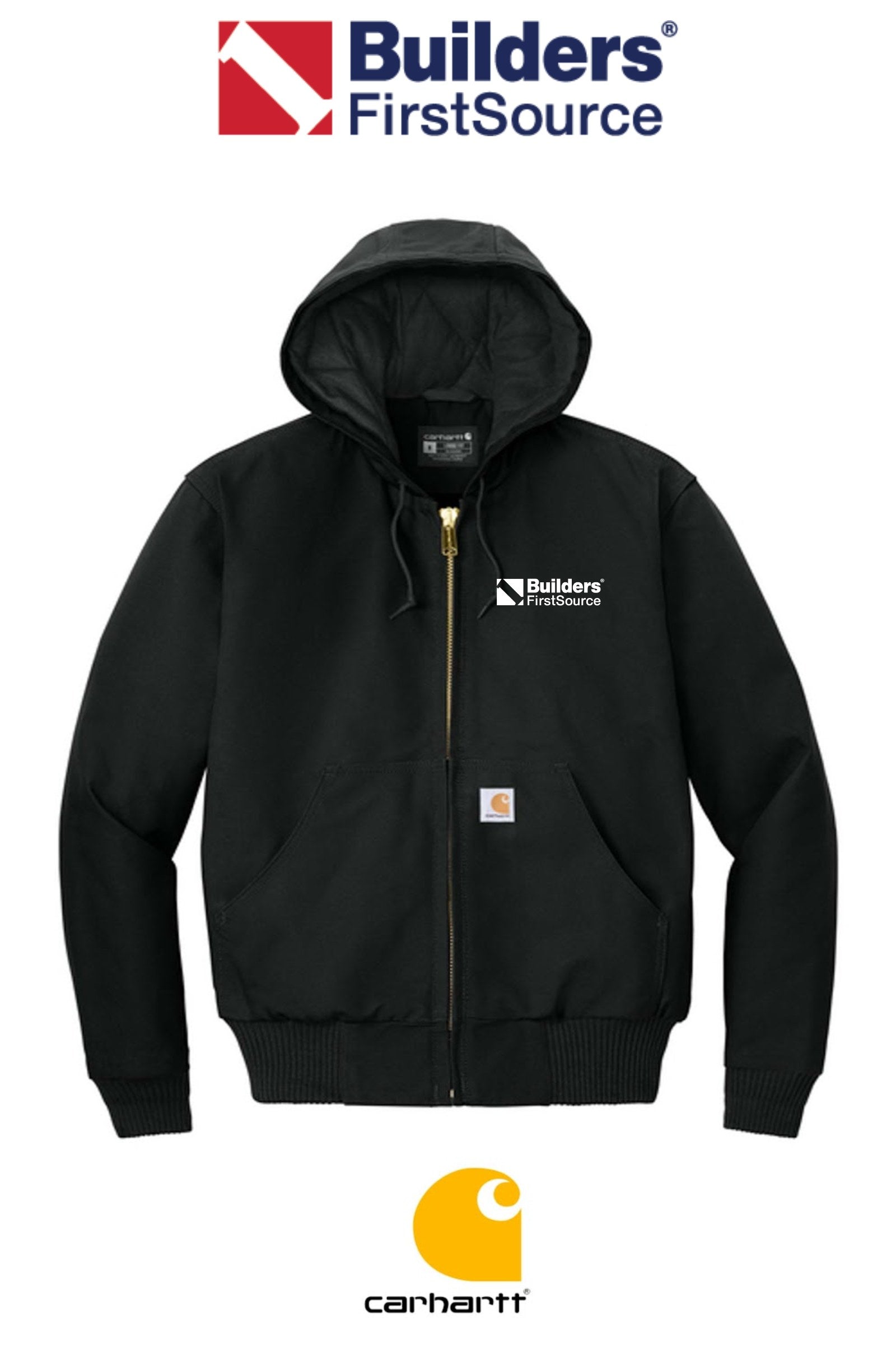 Carhartt® Quilted-Flannel-Lined Duck Active Jac