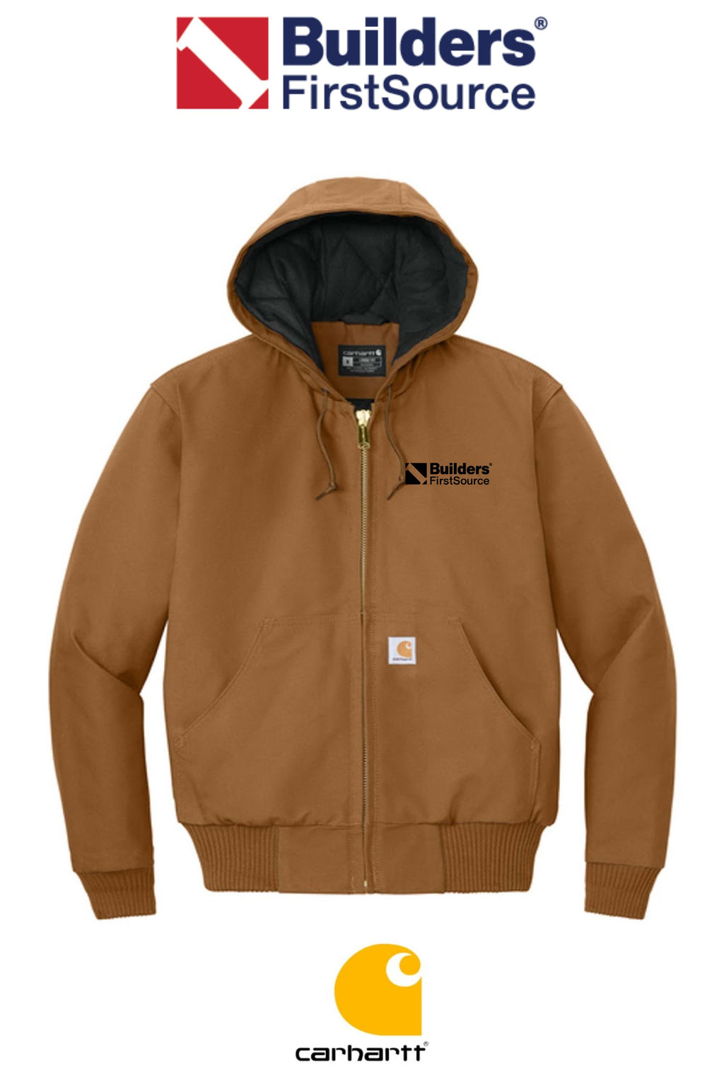 Carhartt® Quilted-Flannel-Lined Duck Active Jac