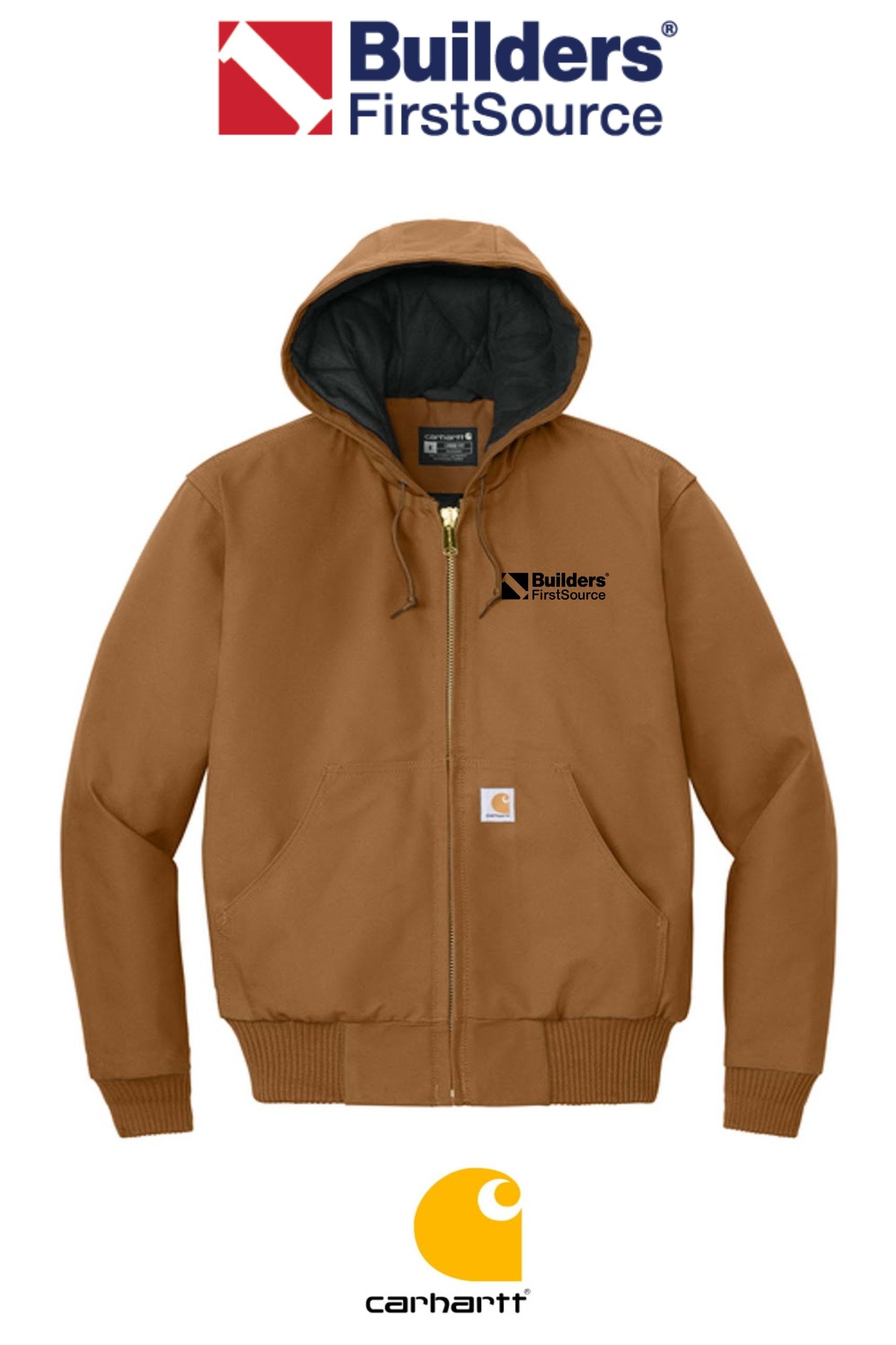 Carhartt® Quilted-Flannel-Lined Duck Active Jac