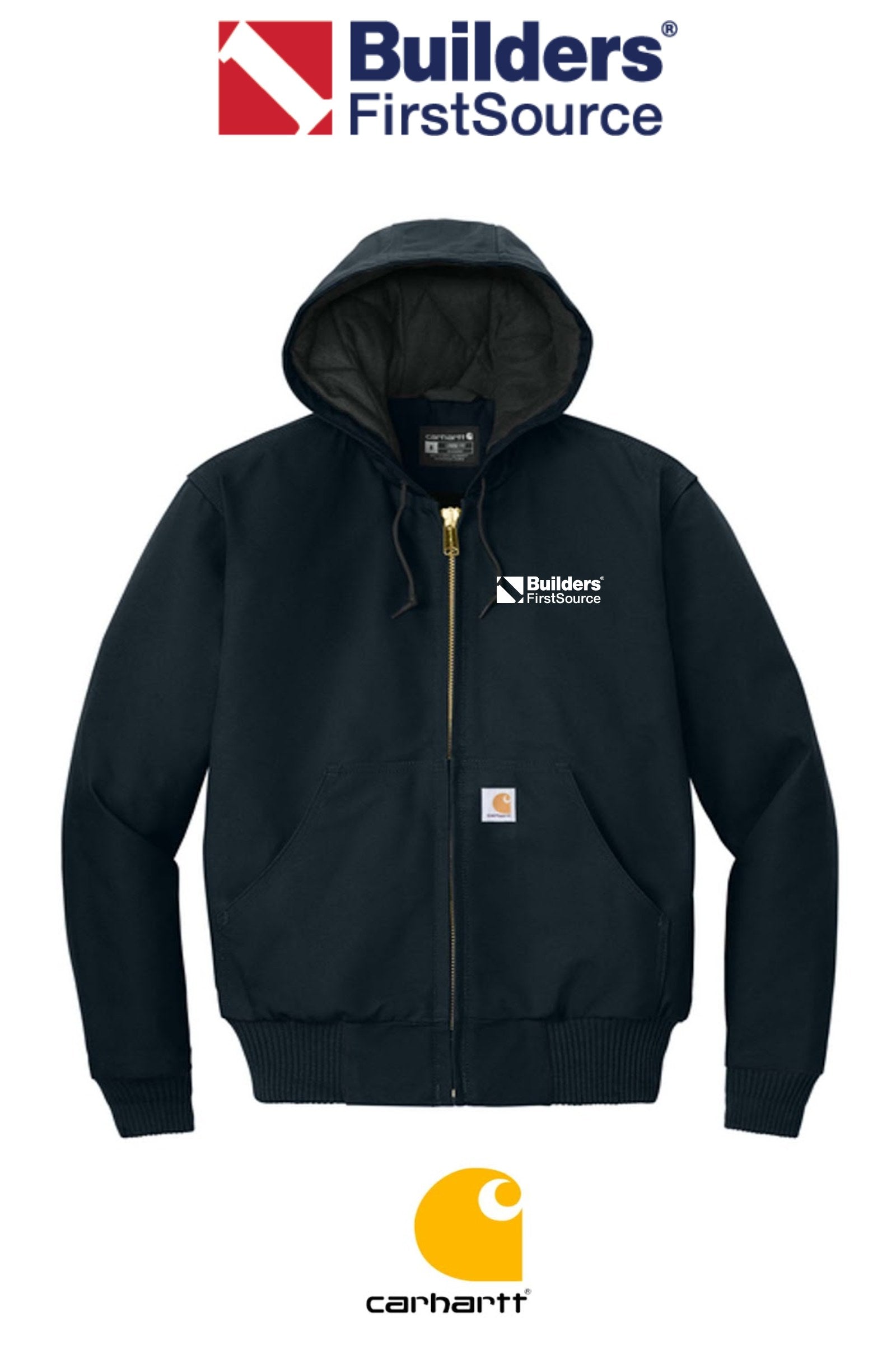 Carhartt® Quilted-Flannel-Lined Duck Active Jac