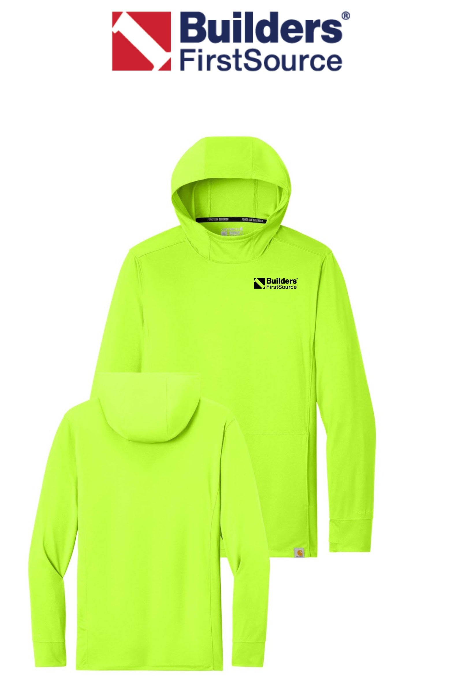 Carhartt Force® Sun Defender™ Long Sleeve Hooded T-Shirt