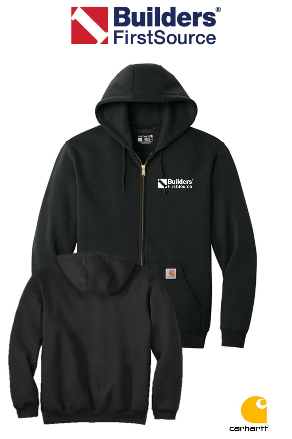 Carhartt® Midweight Hooded Zip-Front Sweatshirt