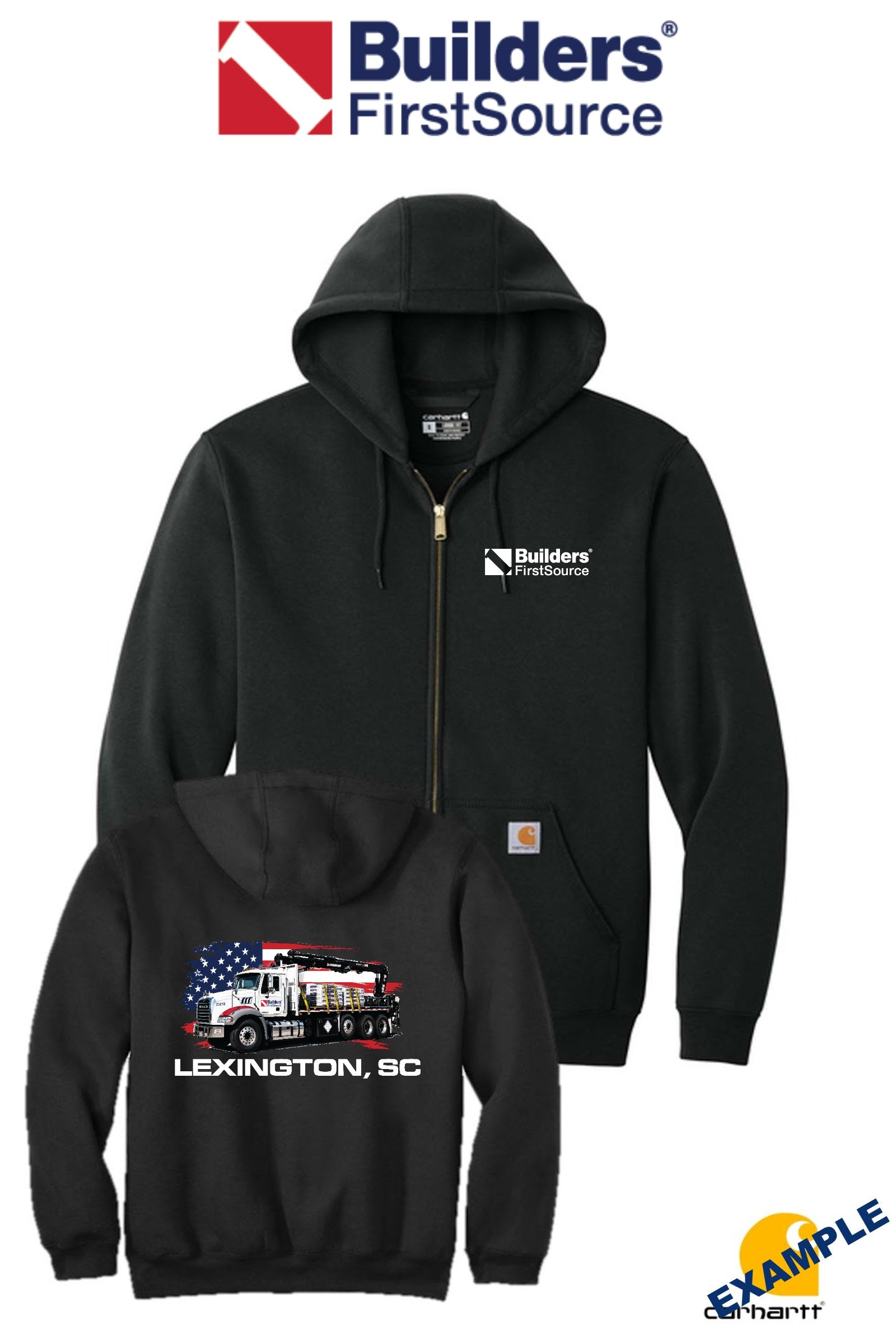 Carhartt® Midweight Hooded Zip-Front Sweatshirt