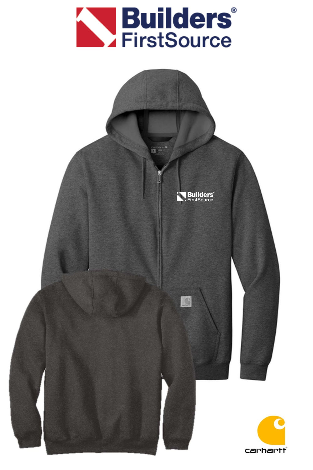 Carhartt® Midweight Hooded Zip-Front Sweatshirt