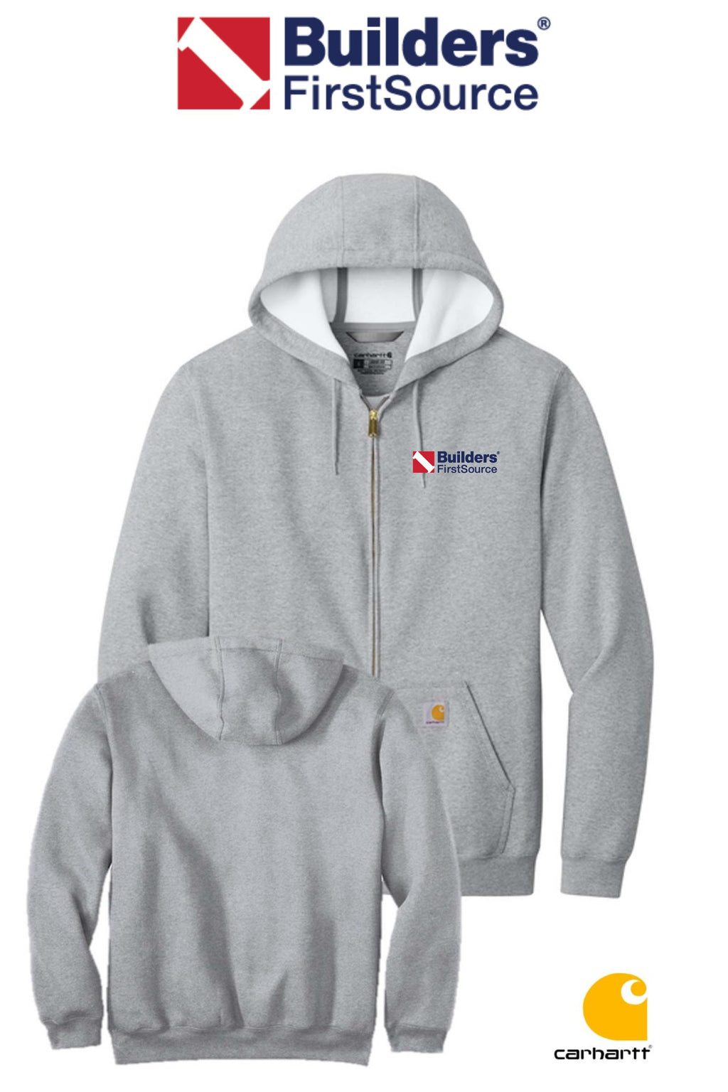 Carhartt® Midweight Hooded Zip-Front Sweatshirt