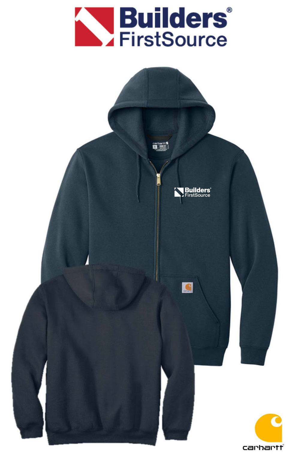 Carhartt® Midweight Hooded Zip-Front Sweatshirt