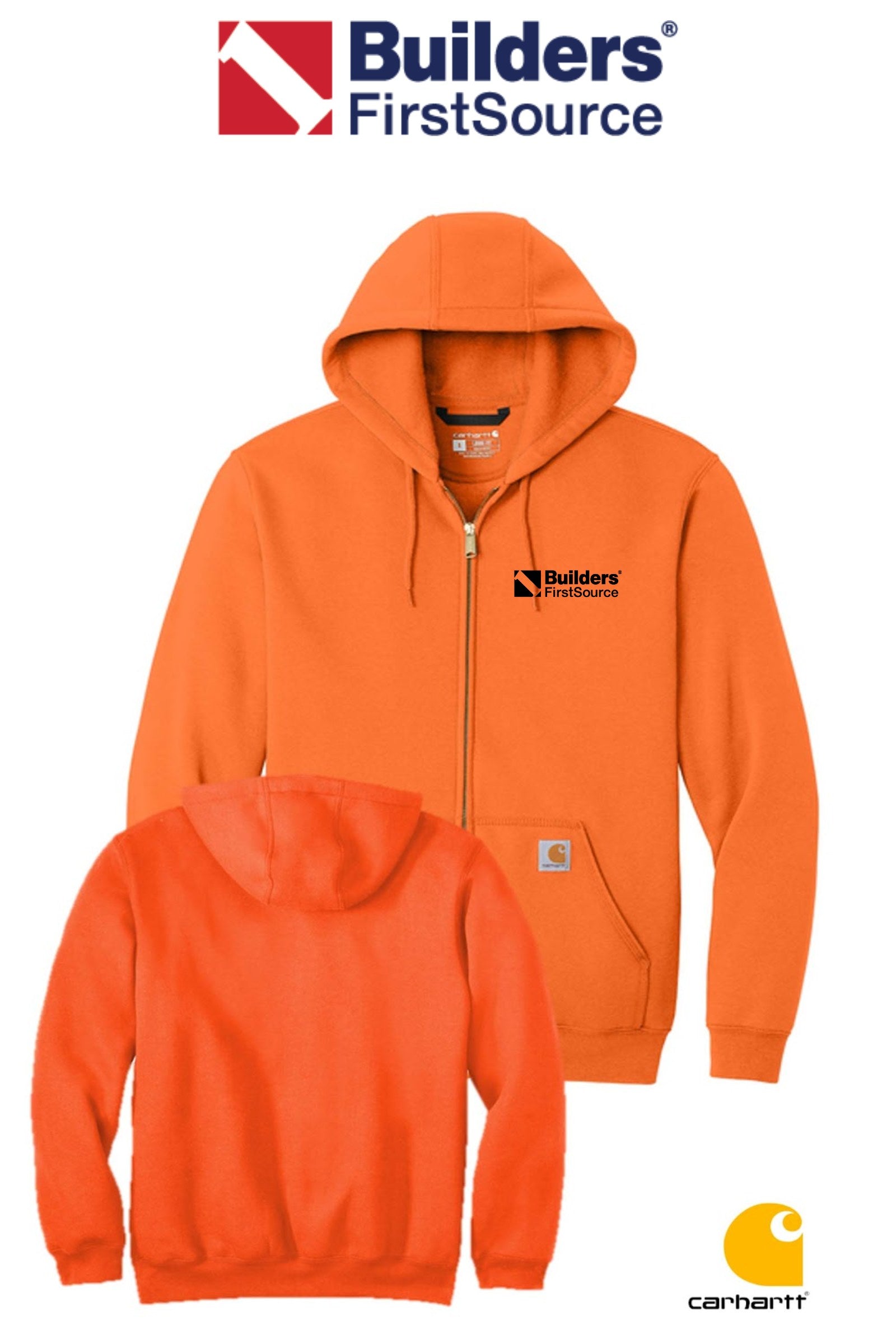Carhartt® Midweight Hooded Zip-Front Sweatshirt
