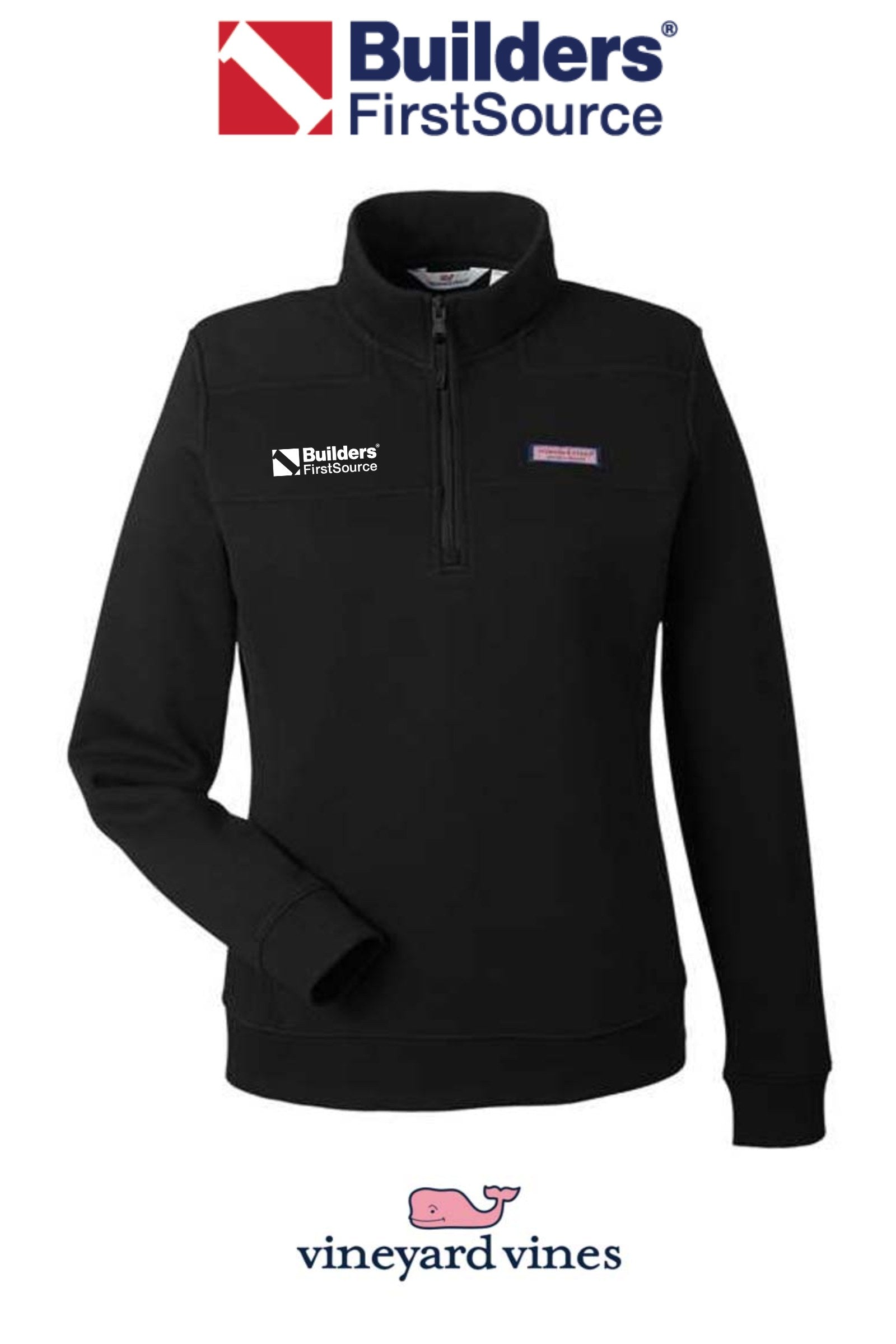 vineyard vines Women's Collegiate Shep Quarter-Zip Sweatshirt