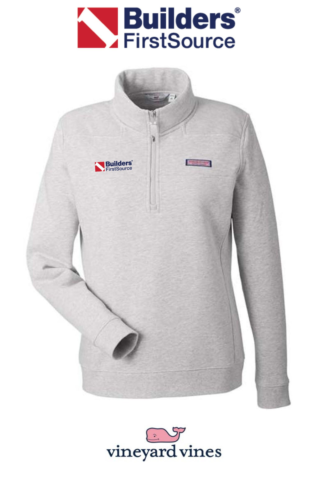 vineyard vines Women's Collegiate Shep Quarter-Zip Sweatshirt