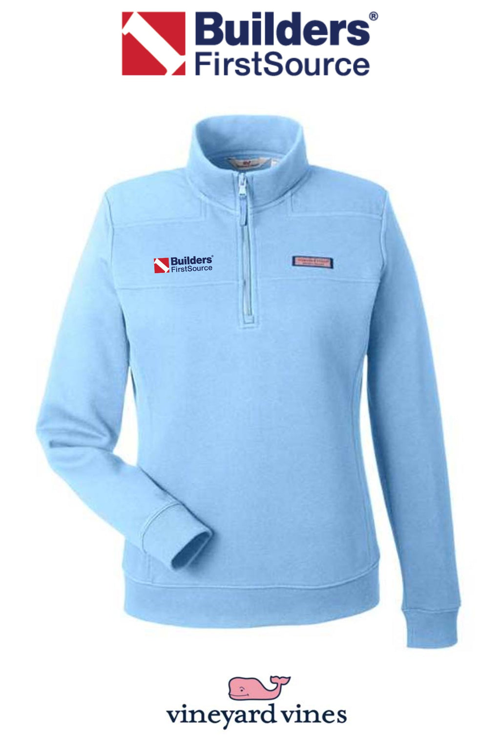 vineyard vines Women's Collegiate Shep Quarter-Zip Sweatshirt