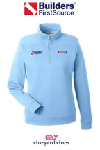 vineyard vines Women's Collegiate Shep Quarter-Zip Sweatshirt