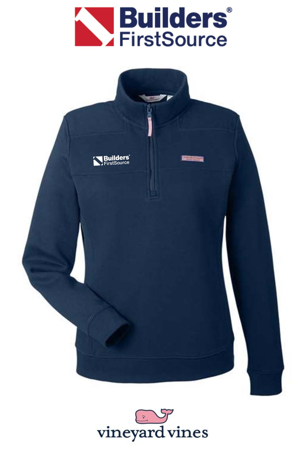 vineyard vines Women's Collegiate Shep Quarter-Zip Sweatshirt