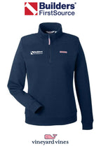 vineyard vines Women's Collegiate Shep Quarter-Zip Sweatshirt
