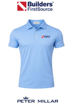 Peter Millar Men's Solid Performance Polo - Self Collar