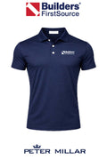 Peter Millar Men's Solid Performance Polo - Self Collar