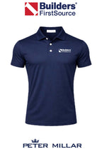 Peter Millar Men's Solid Performance Polo - Self Collar