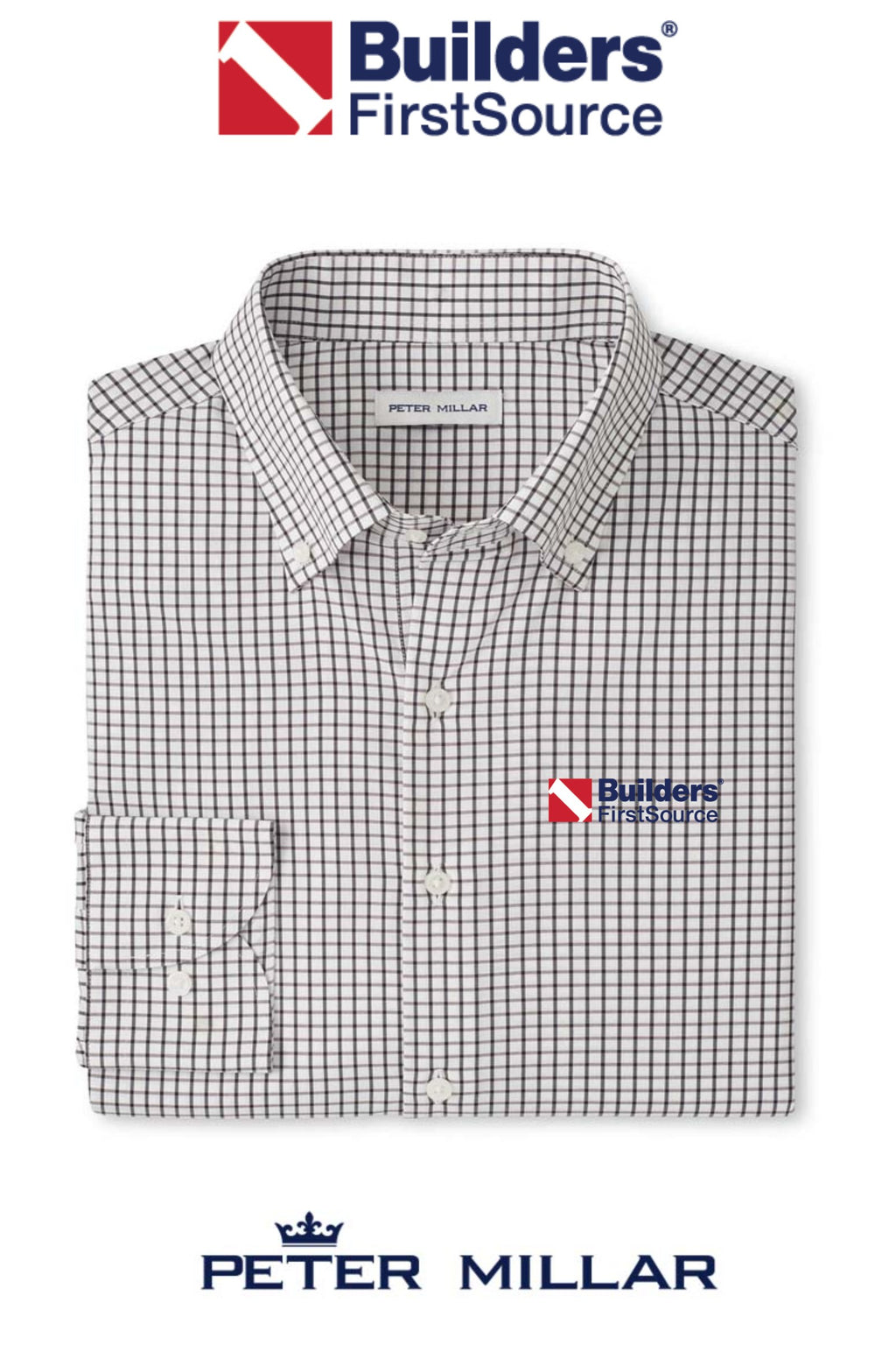 Peter Millar Men's Hanford Performance Twill Sport Shirt