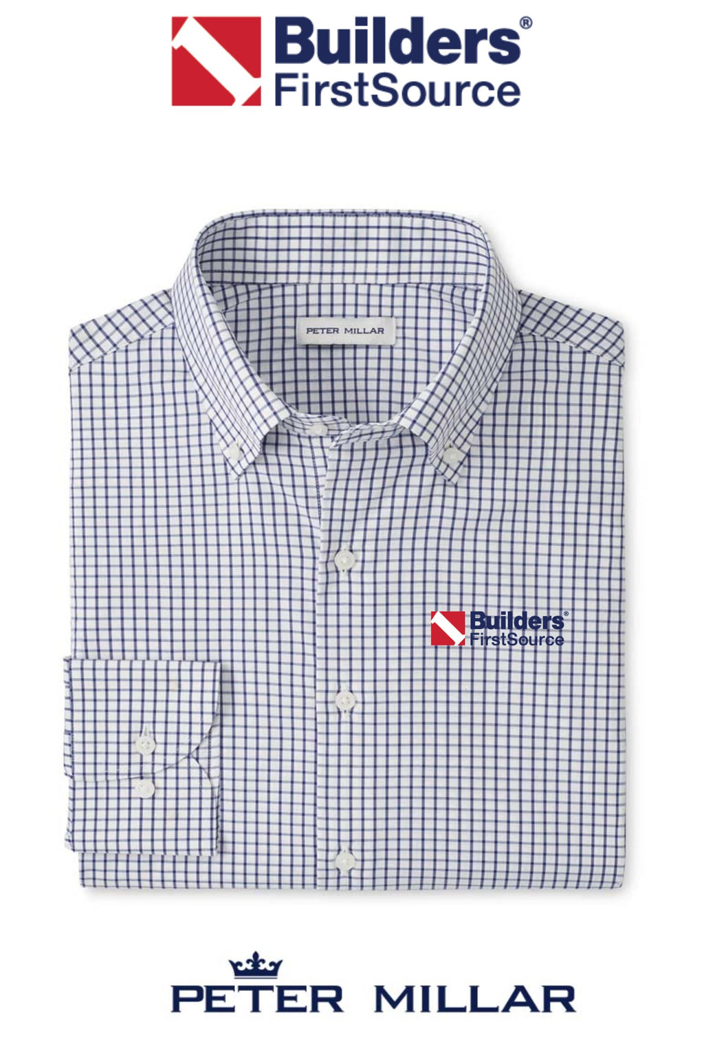 Peter Millar Men's Hanford Performance Twill Sport Shirt