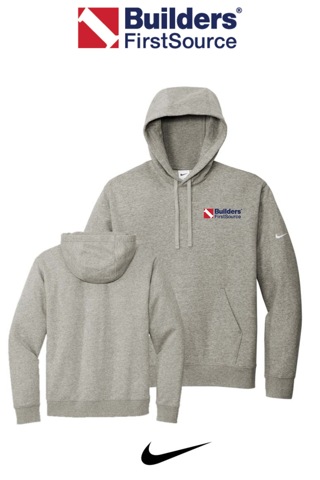 Nike Club Fleece Sleeve Swoosh Pullover Hoodie