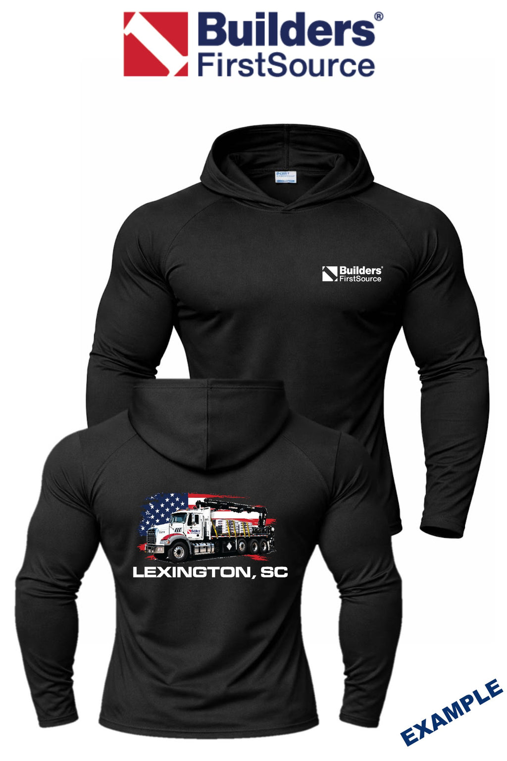 Port & Co™ Performance Pullover Hooded UPF50 Tee