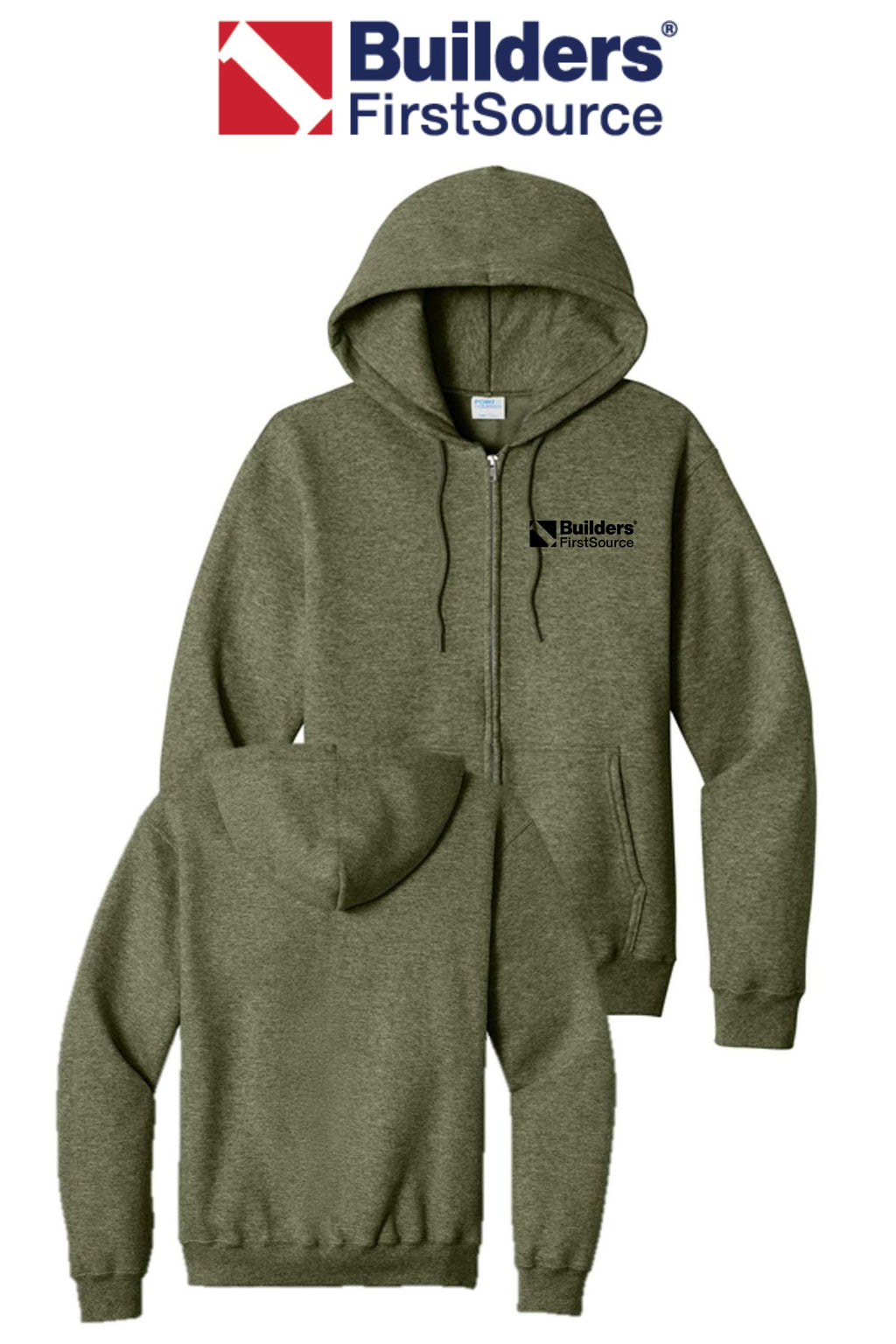 Port & Co™ Core Fleece Full-Zip Hooded Sweatshirt